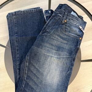 Jack & Jones Dark Blue Straight Jeans